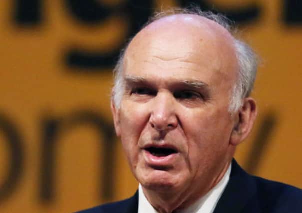 Vince Cable warned that major financial institutions like the RBS would 'flee' to London. Picture: PA