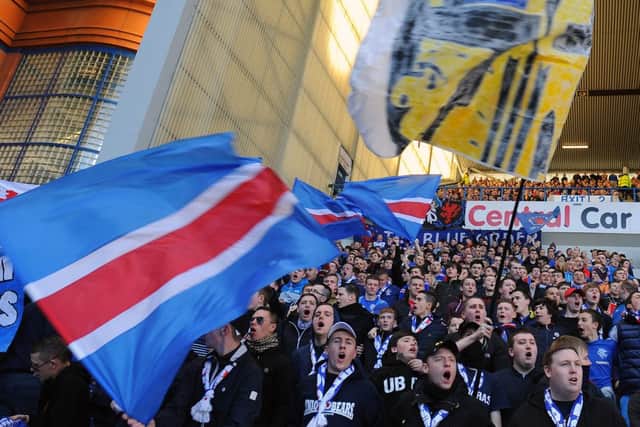Supporters today took steps to launching a bid to buy Rangers on behalf of the support. File picture: Gary Hutchison
