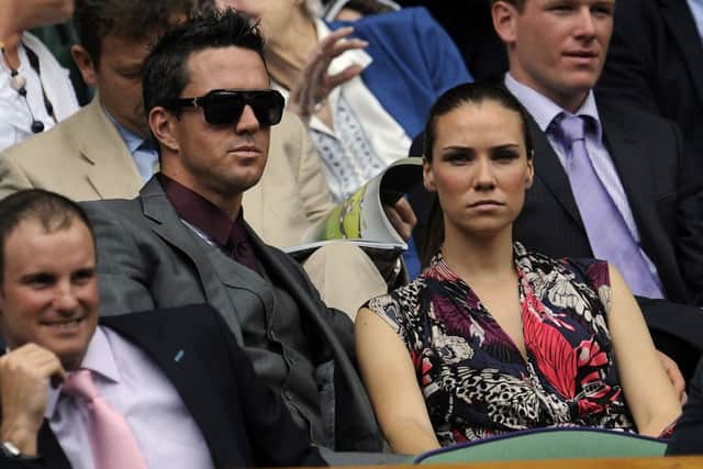 Kevin Pietersen has been publicly backed by his singer wife Jessica. Picture: PA