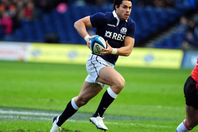 Sean Maitland suffered knee and ankle injuries against Ireland. Picture: Ian Rutherford