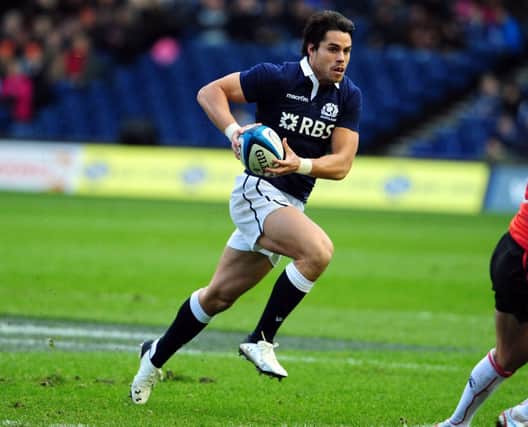 Sean Maitland suffered knee and ankle injuries against Ireland. Picture: Ian Rutherford