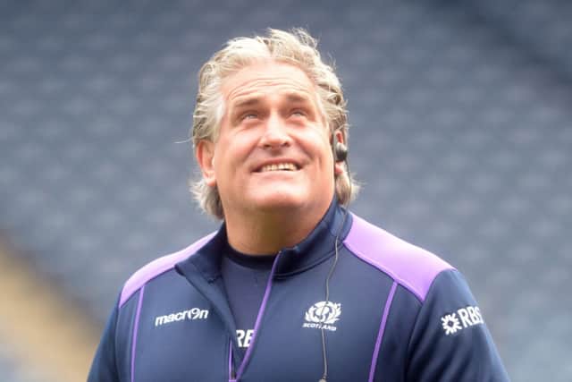 Scotland's interim head coach Scott Johnson. Picture: Phil Wilkinson