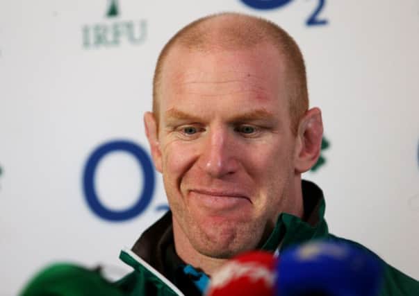 Irish captain Paul OConnell was embarrassed to miss the Scotland game. Picture: PA
