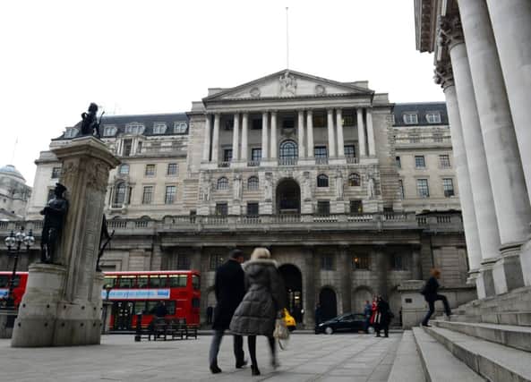 The Bank of England in the City of London. Picture: PA