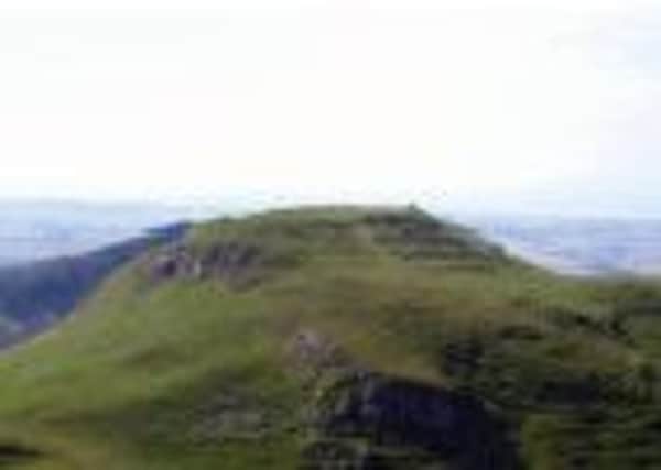 The Dunsinane hill fort. Picture: Contributed