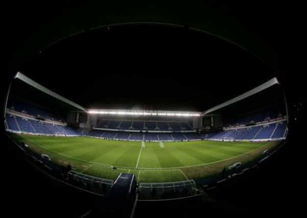Celtic Park was chosen over Ibrox Stadium, pictured, to host the Scottish League Cup final next month. Picture: Getty