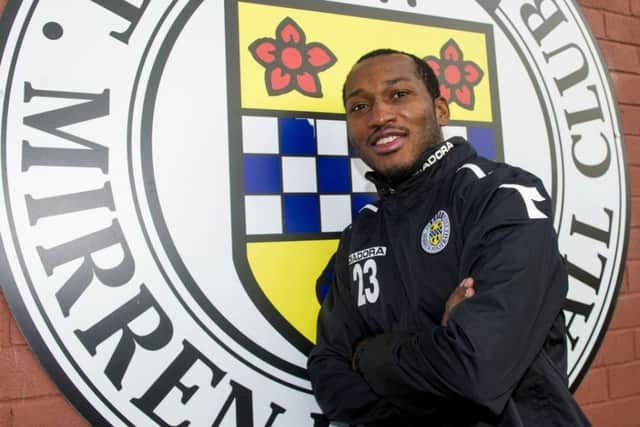St Mirren's Cameroon international midfielder Eric Djemba-Djemba. Picture: SNS