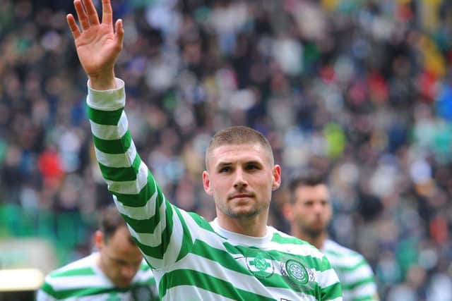 Gary Hooper's transfer to Norwich, among other sales, helped boost Celtic's profits. Picture: Robert Perry