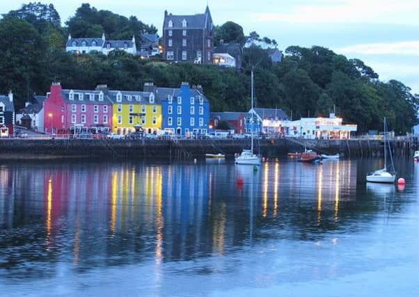 Tobermory Bay, where the ship is alleged to have sunk. Picture: Kenny Murray