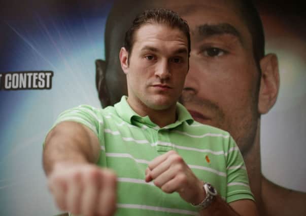 Heavyweightb boxer Tyson Fury. Picture: PA