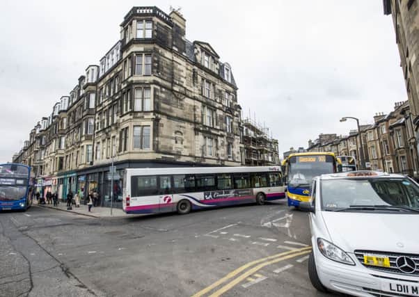 Police Scotland are keen to speak to eyewitnesses to a motorcycle hit-and-run in the Haymarket Terrace area around 5pm on Friday. Picture: Ian Georgeson