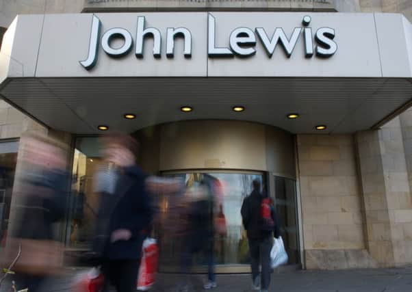 John Lewis' Edinburgh store. Picture: Joey Kelly