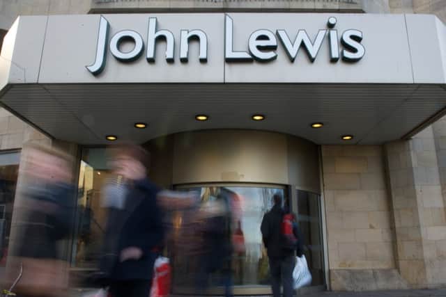 John Lewis' Edinburgh store. Picture: Joey Kelly