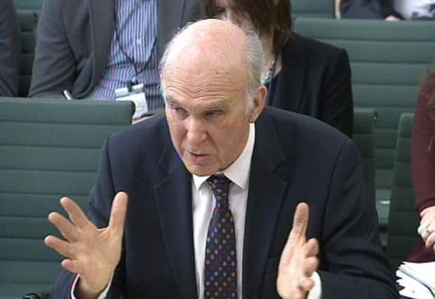 Business Secretary Vince Cable. Picture: PA