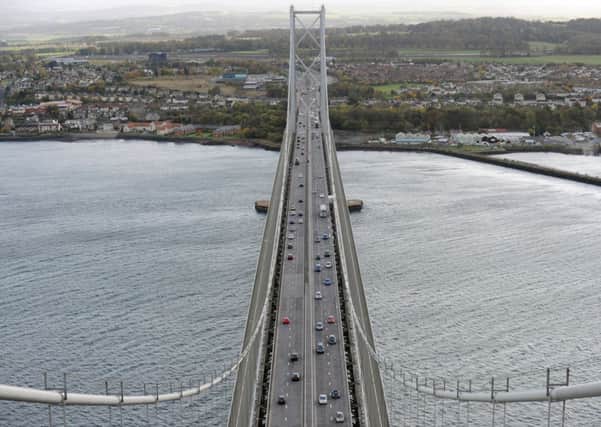 Accident numbers on the Forth Road Bridge are down since the change. Picture: Jane Barlow