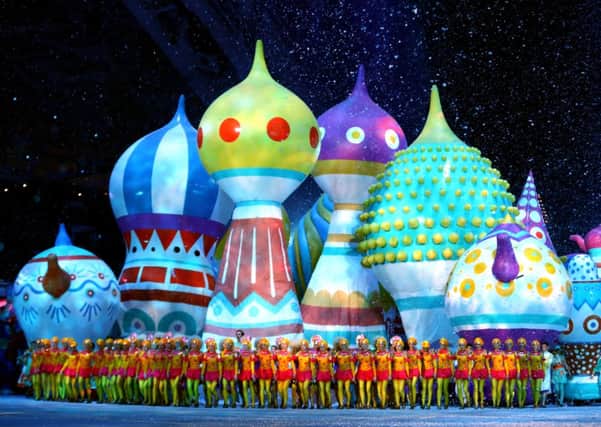 Dancers perform during the Opening Ceremony of the Sochi 2014 Winter Olympics. Picture: Getty