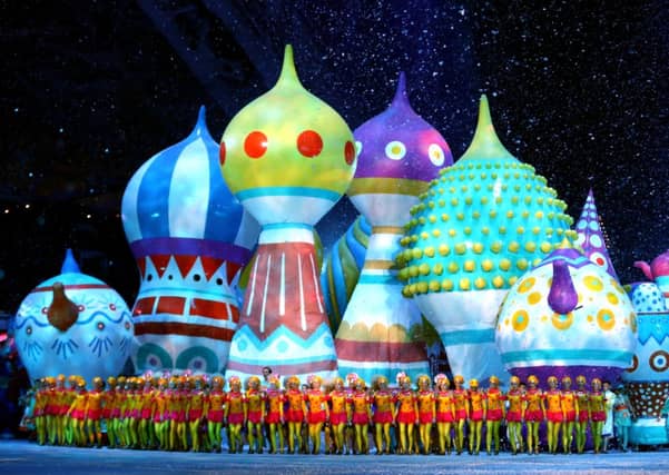 Dancers perform during the Opening Ceremony of the Sochi 2014 Winter Olympics. Picture: Getty