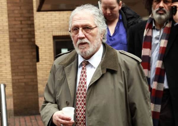 Dave Lee Travis, pictured leaving Southwark Crown Court yesterday. Picture: PA