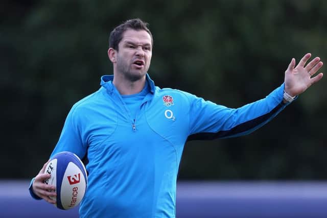 England backs coach Andy Farrell has admitted his surprise at seeing Kelly Brown dropped. Picture: Getty
