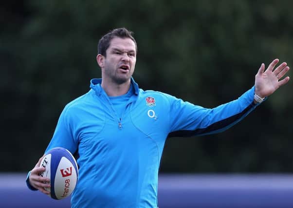 England backs coach Andy Farrell has admitted his surprise at seeing Kelly Brown dropped. Picture: Getty