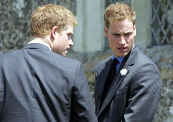 Prince Harry and Prince William Picture: PA