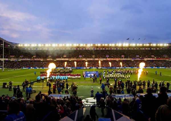 The game took place at Murrayfield, Edinburgh. Picture: SNS