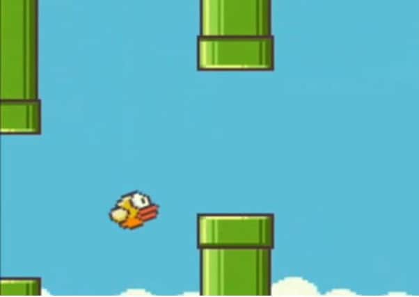 A screenshot from the mobile game Flappy Bird. Its developer is pulling the game from app stores. Picture: Complimentary