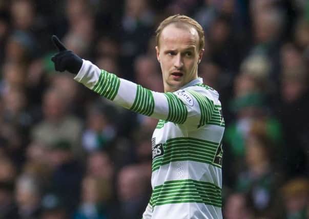 Leigh Griffiths made his Celtic debut. Picture: SNS