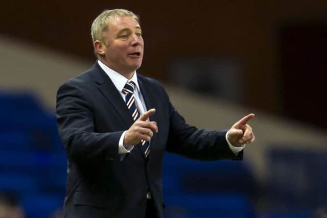Rangers manager Ally McCoist. Picture: SNS