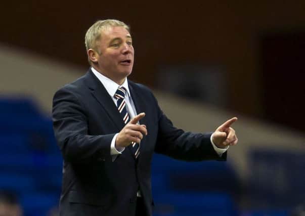 Rangers manager Ally McCoist. Picture: SNS