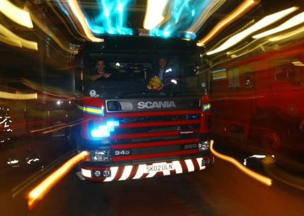 Around 25 firefighters attended the incident in the Maryhill area. Picture: TSPL