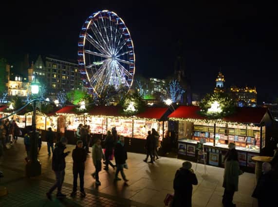 Edinburghs retail and hospitality sectors enjoyed a trading uplift for the most part at Christmas. Picture: Phil Wilkinson