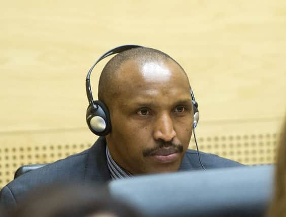 Bosco Ntaganda made no plea in the ICC, The Hague, yesterday. Picture: AP