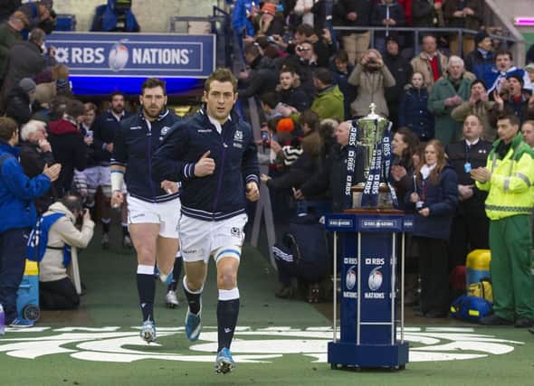 Greig Laidlaw says the players are 100 per cent behind Johnson. Picture: Ian Rutherford