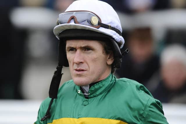 Tony McCoy will carry the colours of JP McManus when he rides in the first at Ayr. Picture: Getty
