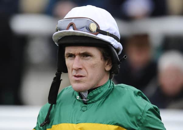 Tony McCoy will carry the colours of JP McManus when he rides in the first at Ayr. Picture: Getty