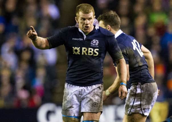 Chris Fusaro may sound Italian, but he turns out for Scotland. Picture: SNS/SRU