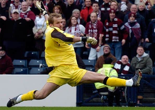 Error-prone goalie Zibi Malkowski endured something of a turbulent time at Easter Road. Picture: PA