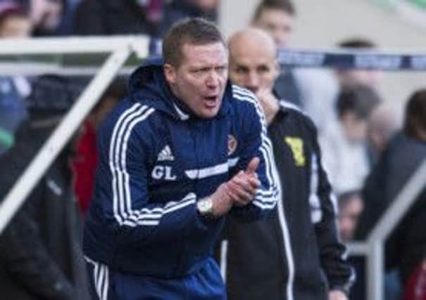 Gary Locke: Cup defeat hurt. Picture: Ian Georgeson