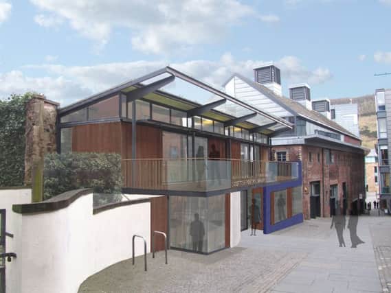A computer-generated image of the latest plans for the Scottish Poetry Library. Picture: Contributed