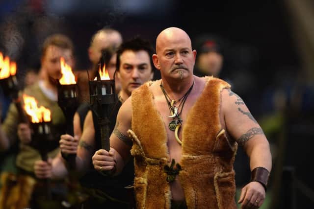 The prematch entertainment at Murrayfield last Saturday did not befit what followed. Picture: Getty