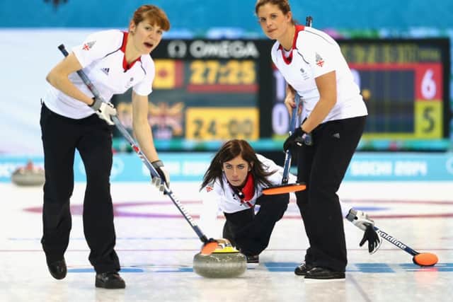 Eve Muirhead in action during their losing effort against Canada. Picture: Getty