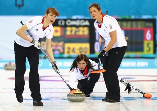 Eve Muirhead in action during their losing effort against Canada. Picture: Getty