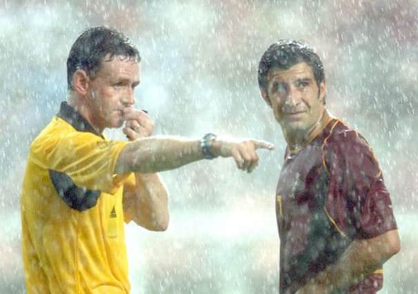 Hugh Dallas, the last Scottish ref to officiate at a World Cup in 2002. Picture: AP