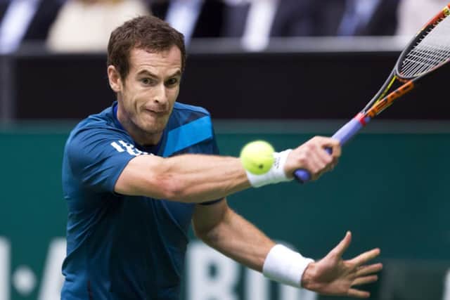 Murray clears first hurdle at indoor Rotterdam event. Picture: Getty