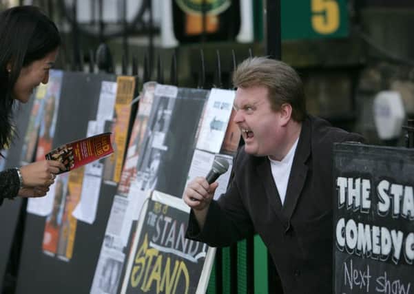 Comedian Raymond Mearns at The Stand. Picture: Toby Williams