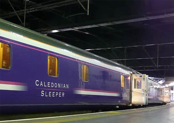 File photo of the Caledonian Sleeper, which arrived nearly six hours late. Picture: Complimentary