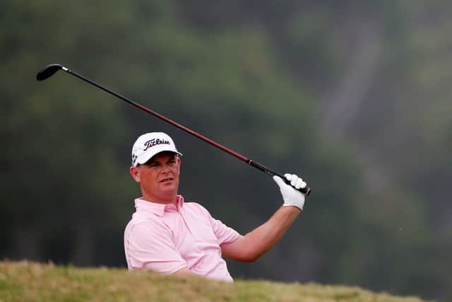 David Drysdale: The Scot is three shots adrift of Santos on six under. Picture: Getty