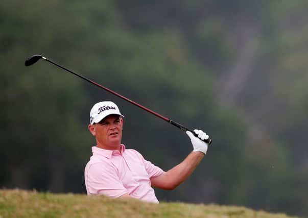 David Drysdale: The Scot is three shots adrift of Santos on six under. Picture: Getty