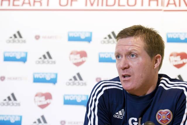 Gary Locke: pain of cup defeat nothing compared to joy of taking step closer to survival. Picture: SNS